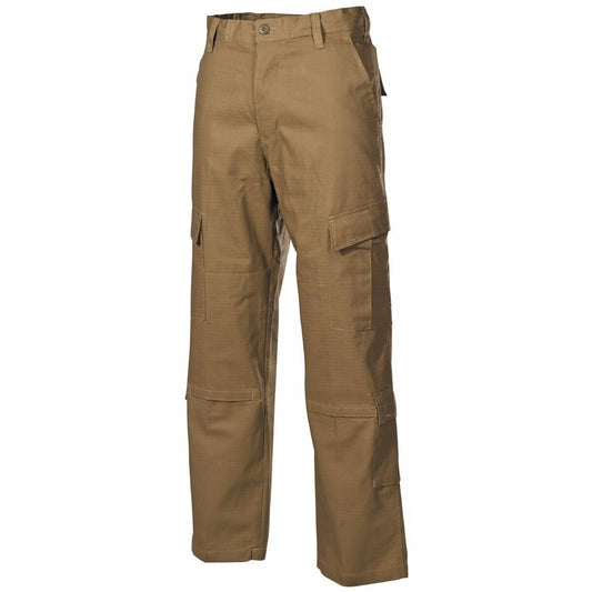 US Army Men's Tactical BDU Pants Military Combat Rip Stop Trousers Coyote Tan
