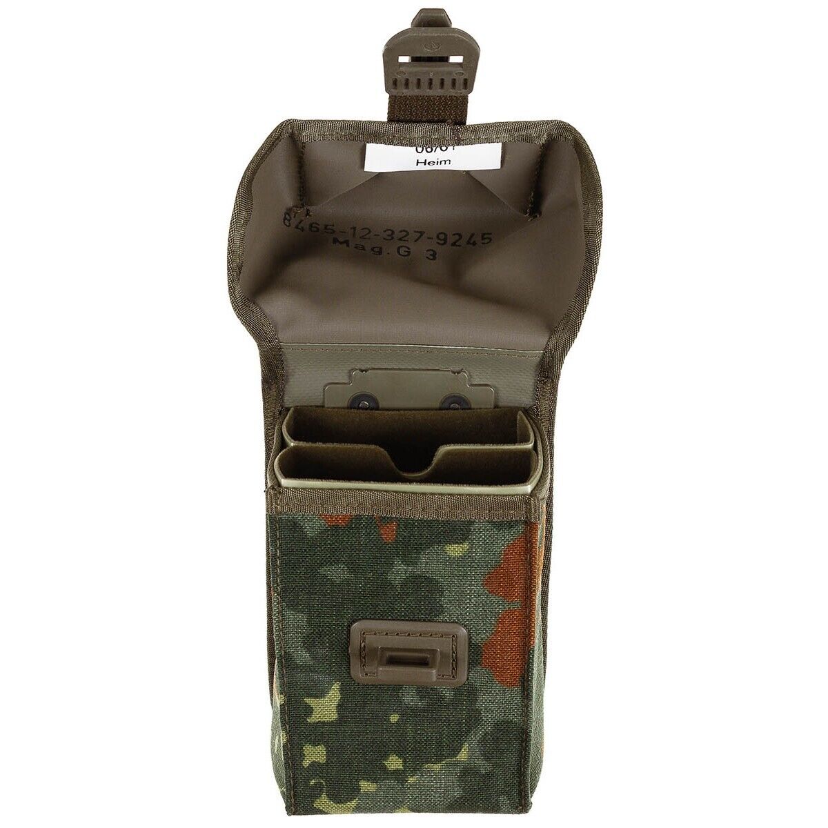 Original German Army Magazine Pouch G3 Flecktarn – Like New