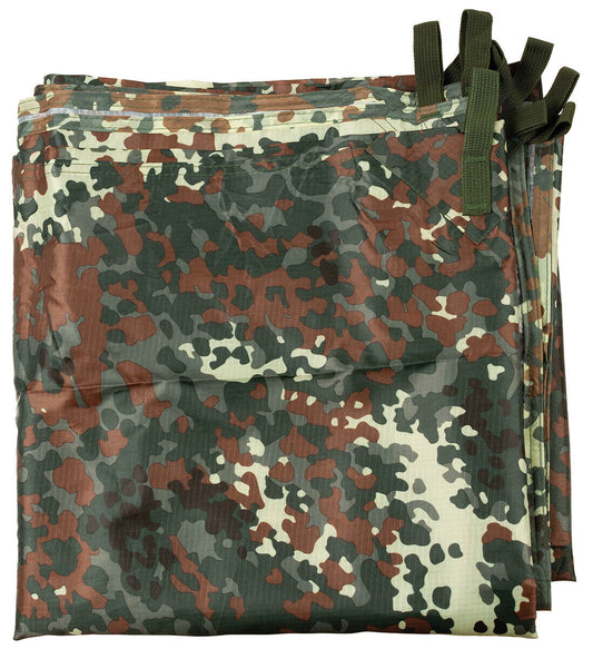 Tarpaulin Waterproof Military Army Outdoor Extreme BW Camo ca. 300x300 cm