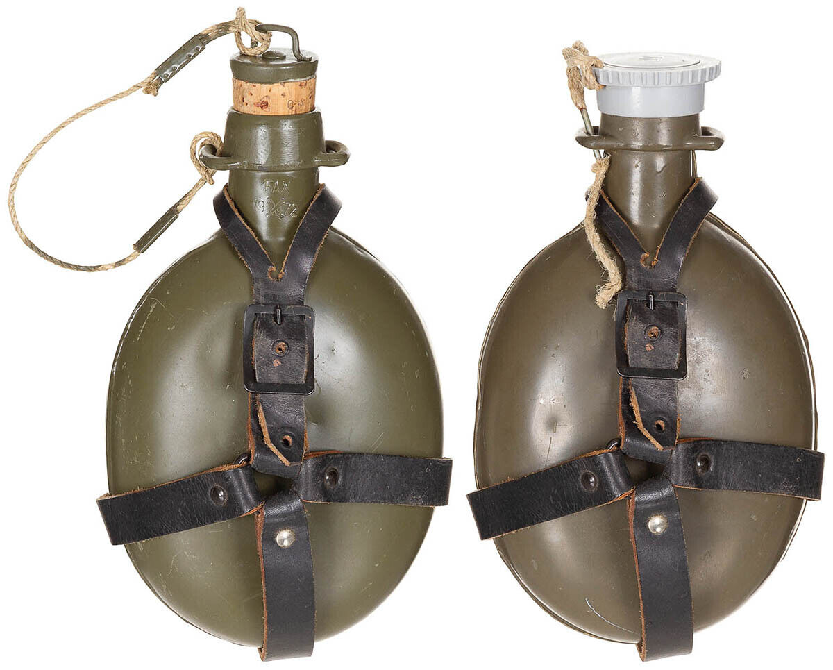 Original Slovakian Army Vintage Bottle M60 Aluminium Military Surplus Used