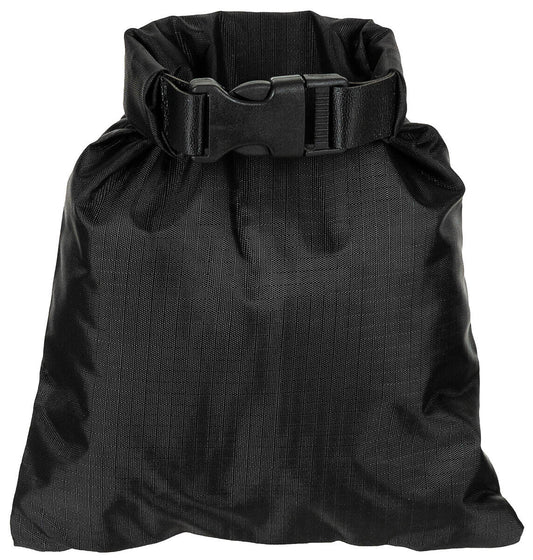 Pack sack Lightweight Transport Military Army Style Drybag Black 1L