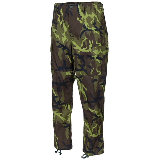 US Army Mens Tactical BDU Pants Military Combat Rip Stop Trousers M 95 CZ camo