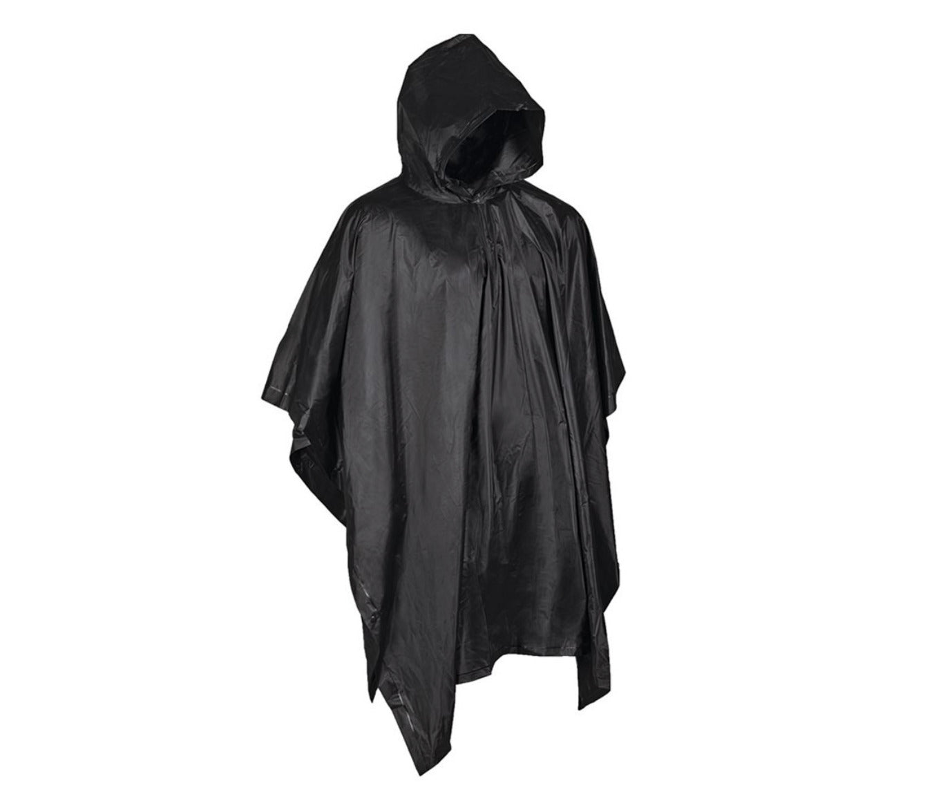 MIL-TEC Weatherproof Rain Coat Hunting Fishing Wet Weather Poncho Vinyl Black