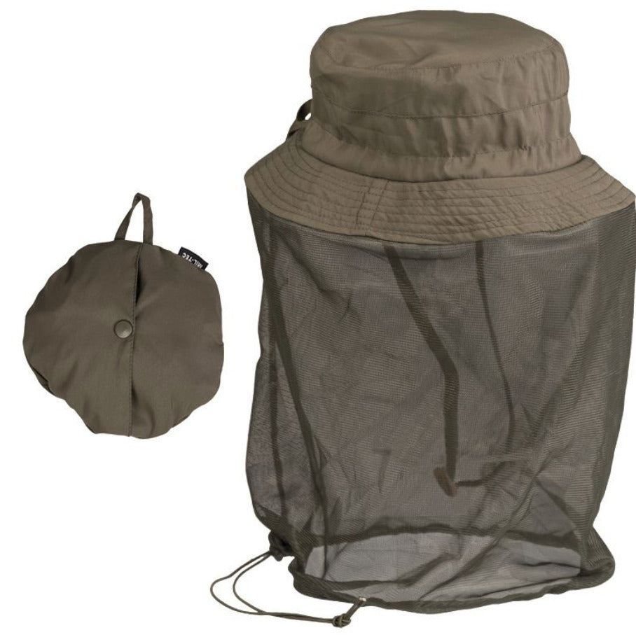 Boonie Hat With Mosquito Net Cap One Size OD Green One Size