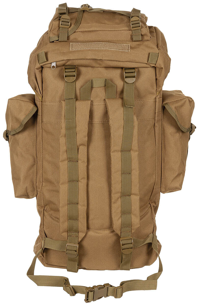 German Army 65L Combat Coyote Tan Camo Backpack Bundewehr  MFH Tactical Airsoft