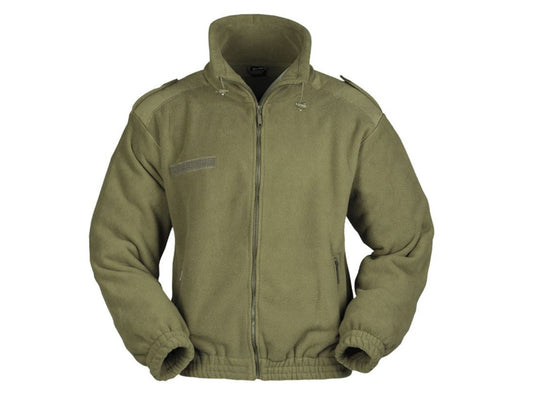 MIL-TEC Fleece Jacket Plus Cold Weather Military Style Combat Tactical OD Green