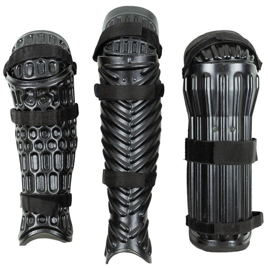 British Army Knee and Shin Protectors Hard Plastic Military Surplus Used