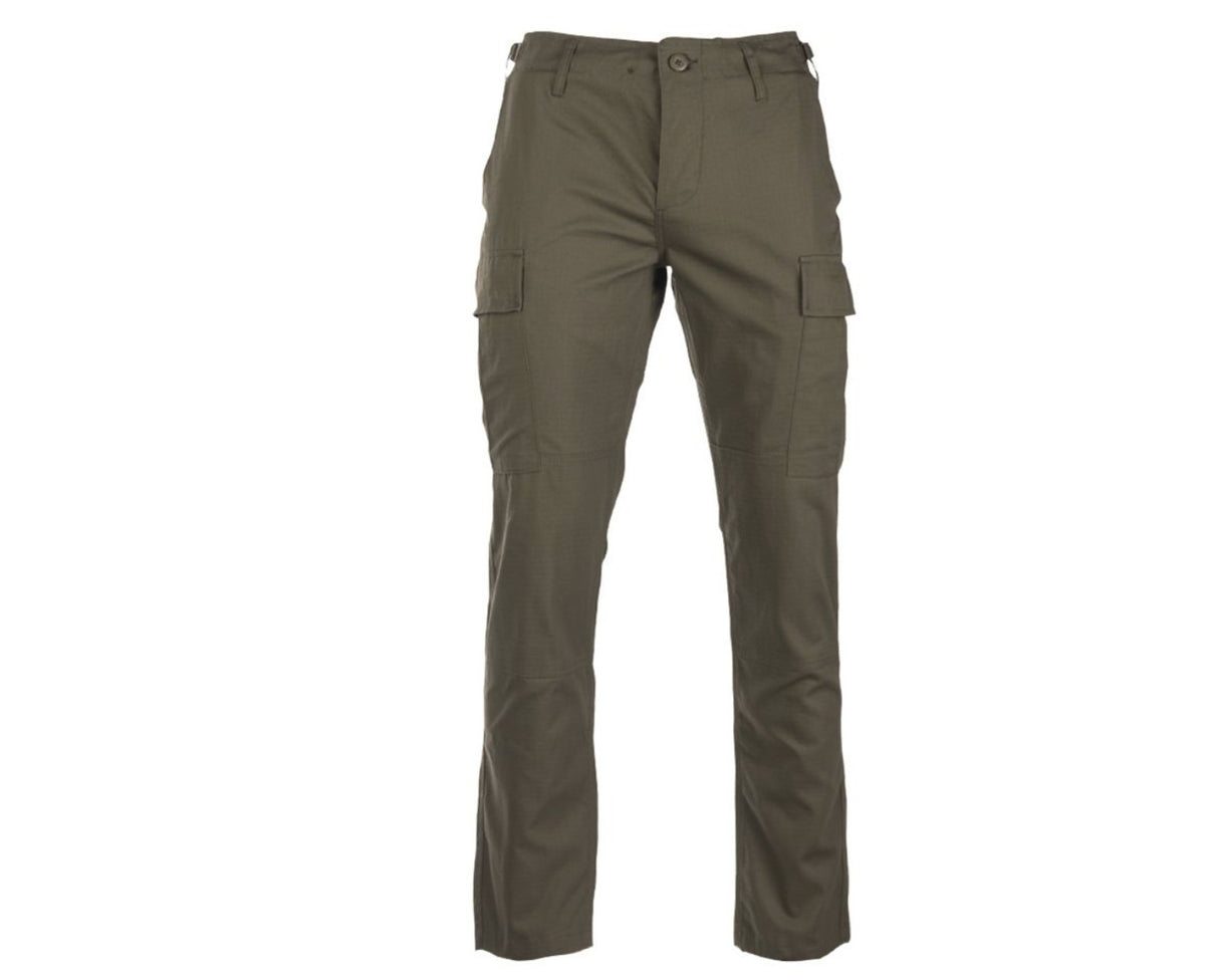 Mil-Tec US Ripstop BDU Field Pants Slim Fit Olive