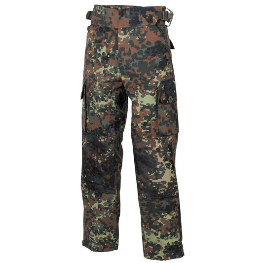 Army Men's Tactical Pants Military Combat Rip Stop Trousers BW Camo Smock