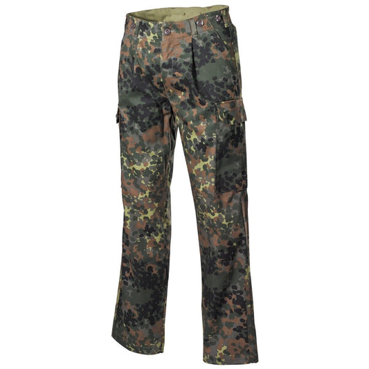 German Army BW Flectarn Camo Pattern BDU Field Pants Outdoor Trousers - New