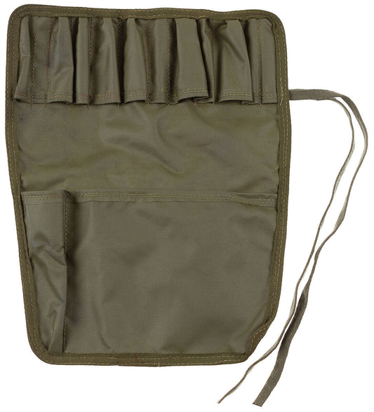 Original British Army Military GB Bag For Gun Cleaning Set OD Green Used