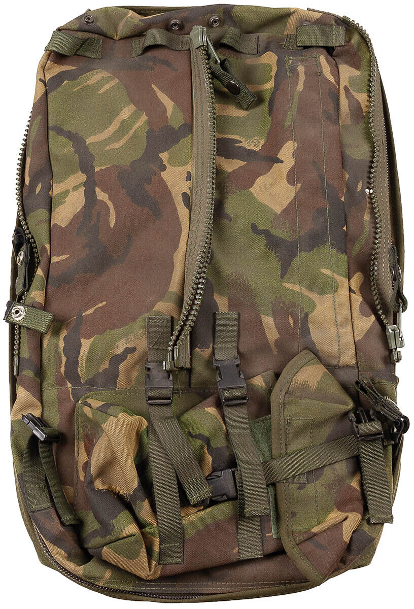 GB Original Military Army Backpack Radio Carrier DPM No Front Pouches Used Camo