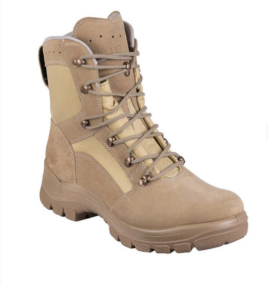 German Army Khaki Hot/Dry Combat Field  Boots Lightweight Durable GoreTex