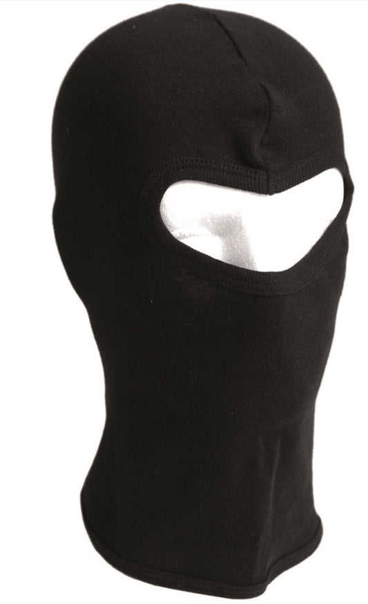Army Military Tactical Combat Flexible Balaclava 1 Hole Black