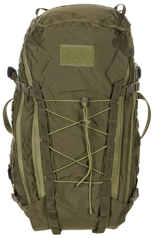 Mission 30 OD Green Cordura Backpack Adjustable Straps Lid Pocket Molle MFH