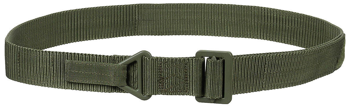 Military Army Belt Operation Safety Lock 80-110cm OD green