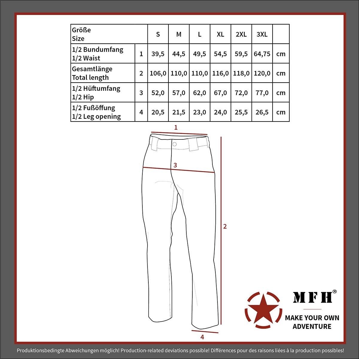 MFH US Combat Pants BDU Ripstop Hunter-green