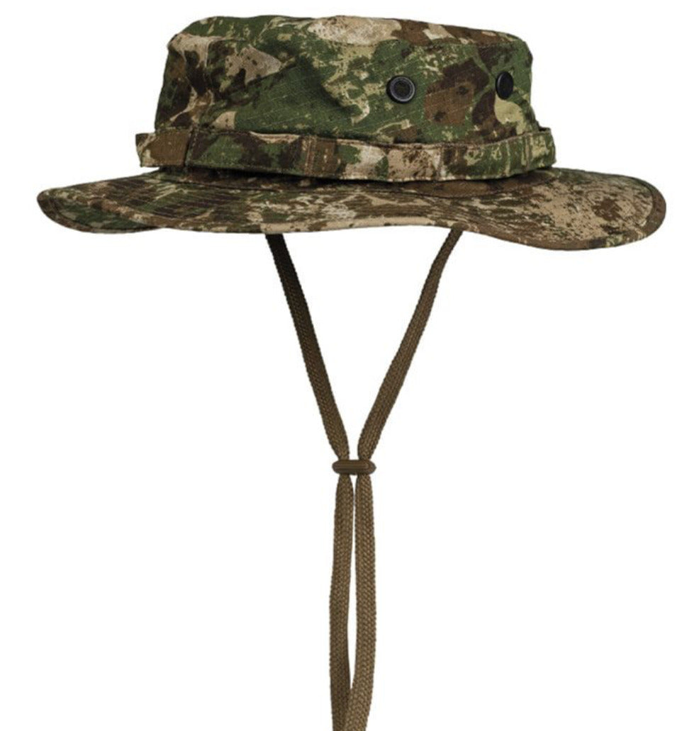 US Army Style Hat Weatherproof Breathable Trilaminat Boonie Summer Cap Wasp Camo