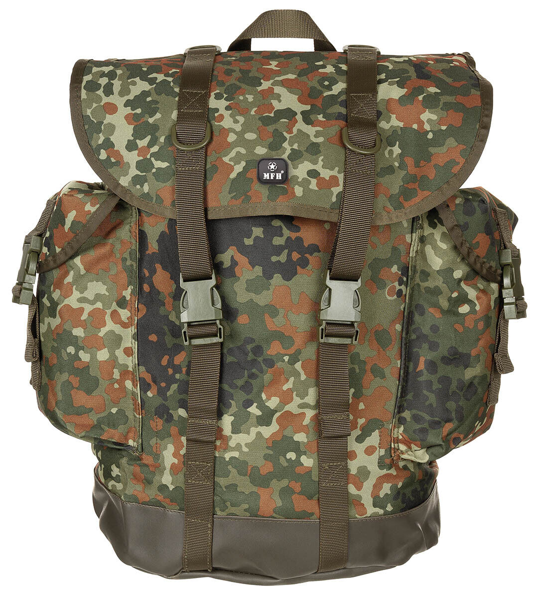 German Army 30L Mountain Backpack Flecktarn New Model MFH Brand Military Camo
