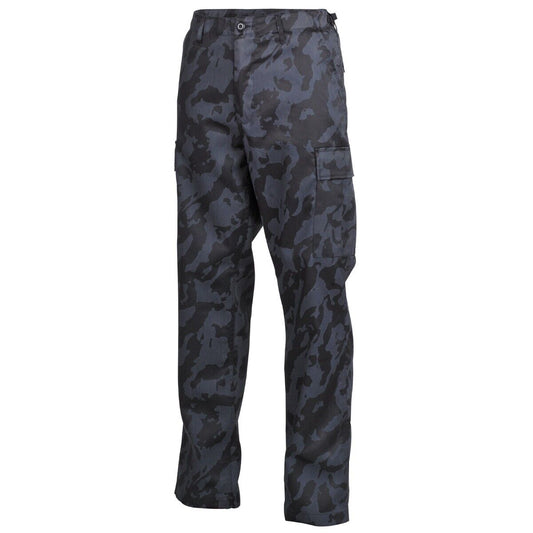 US BDU Field Night Camo Rip Stop Combat Trousers Army Field Pants