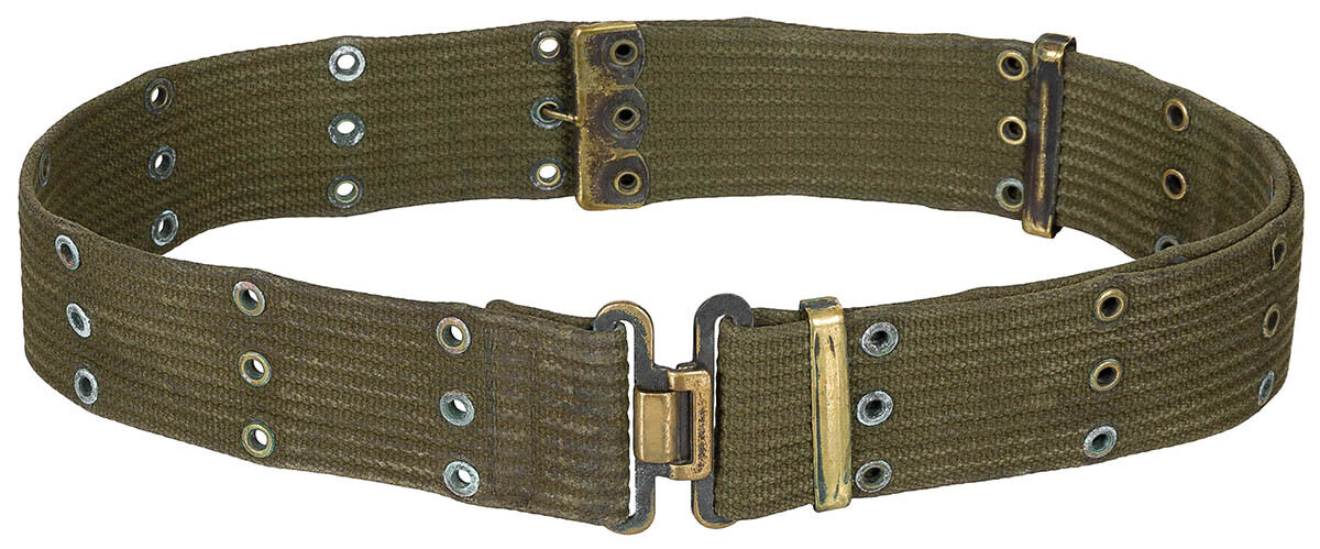 Original Belgian Army OD Green Belt – Military Surplus