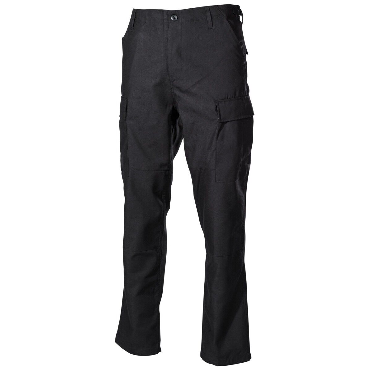 BDU Pants Combat US Men's Trousers Army Reinforced Knees and Seat Black MFH