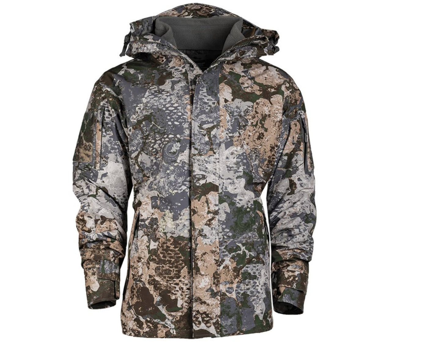 MIL-TEC Military Army Wasp Z1B Wet Weatherproof Jacket With Fleece Liner Camo