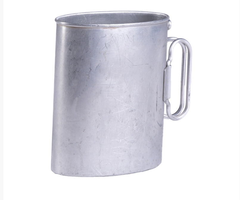 Vintage Military Surplus Swiss Canteen Cup Aluminum Durable Versatile