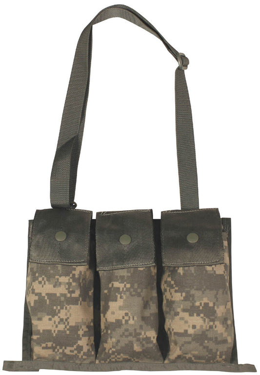 Original US Army Military Combat Ammunition Pouch Triple AT-Digital