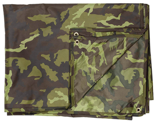 Tarpaulin Waterproof Military Army Outdoor Cover M 95 CZ Camo ca. 500x600cm