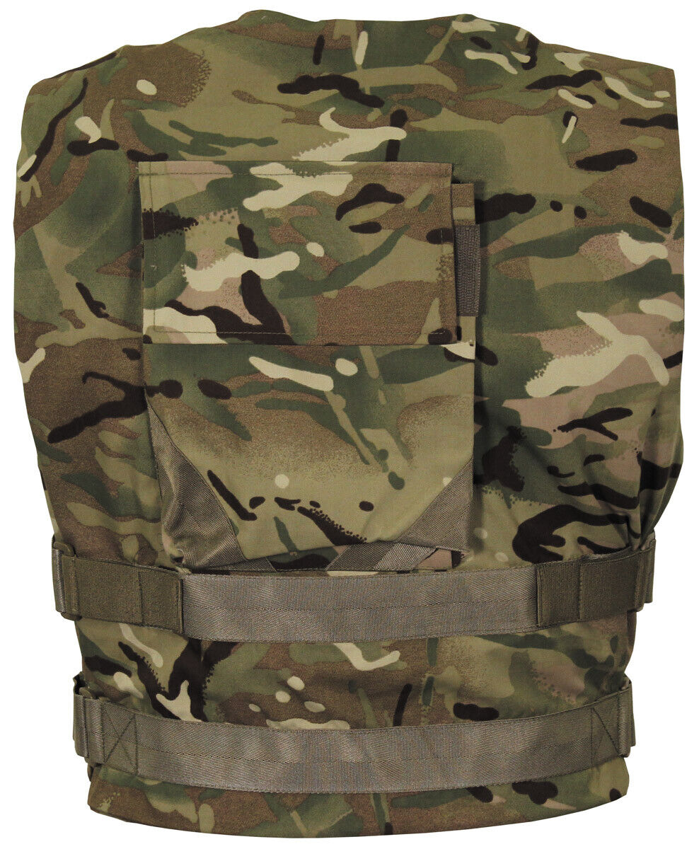 Original British Army Military GB Combat Vest Cover MTP Adjustable Size Durable