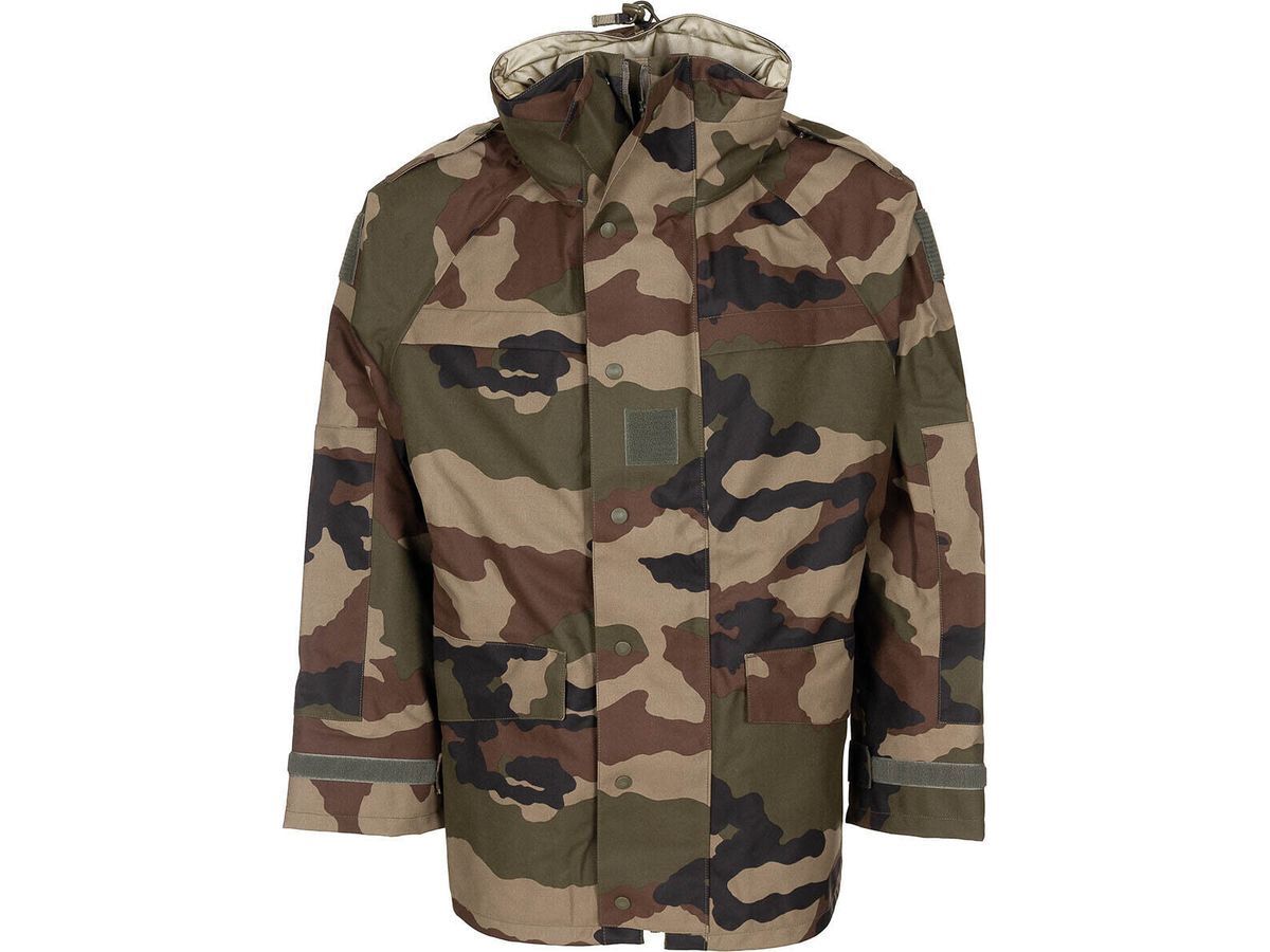 Original French Army Military Waterproof Rain Jacket CCE Camo 3 layer New