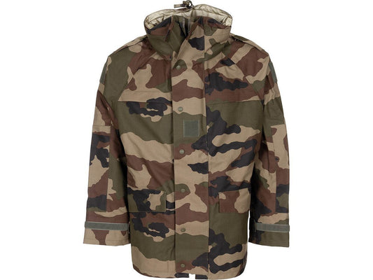 Original French Army Military Waterproof Rain Jacket CCE Camo 3 layer New