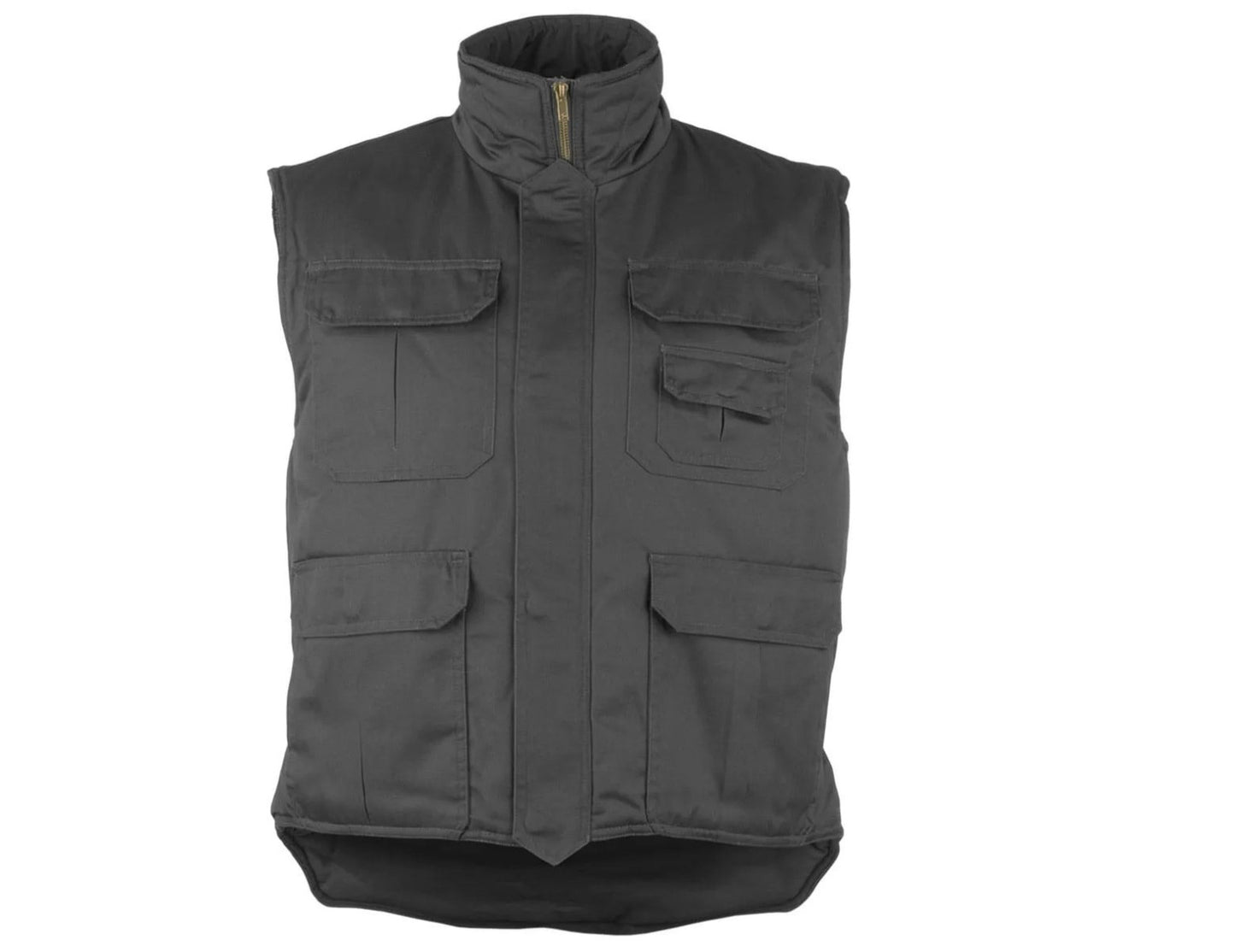 Military Style Outdoor Ranger Vest Padded Multi Pocket Hunting Gilet Black