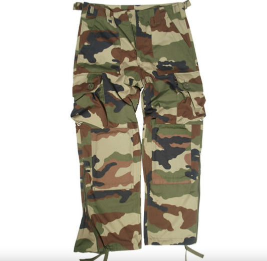 Genuine French Army Weight Commando Pants Weatherproof Trousers Hunting CCE Camo