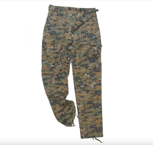 US Army Trousers Rangers Hunting Trekking BDU Military Style Pants Digital Camo
