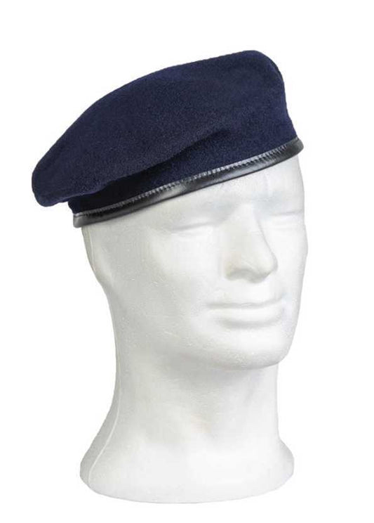 Original Plein Ciel Beret German Army Commando Bundeswehr 100% Merino Wool Blue