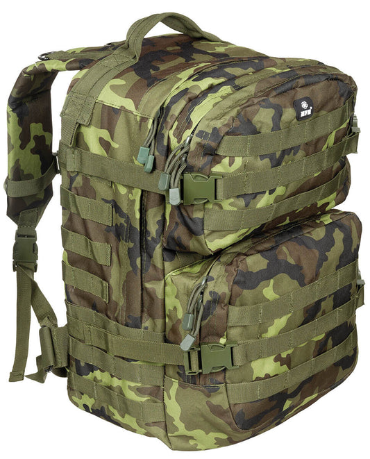 US 40L Backpack Assault II Tactical MOLLE M95 CZ Camo Airsoft MFH Brand