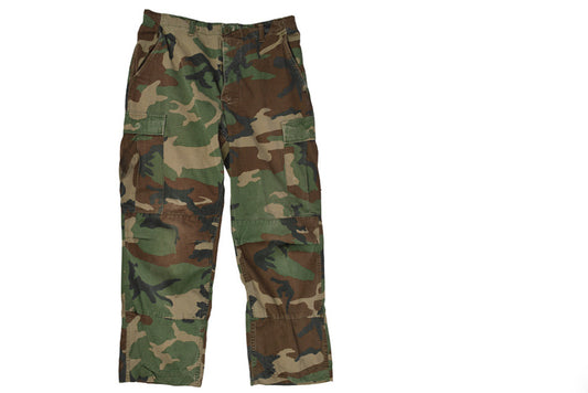 US Army Trousers BDU Style Military Combat Field Pants Reinforced Knees Camo