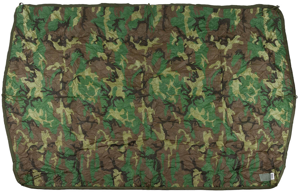 Original US Army Military Combat GI Poncho Liner Woodland 160x225cm