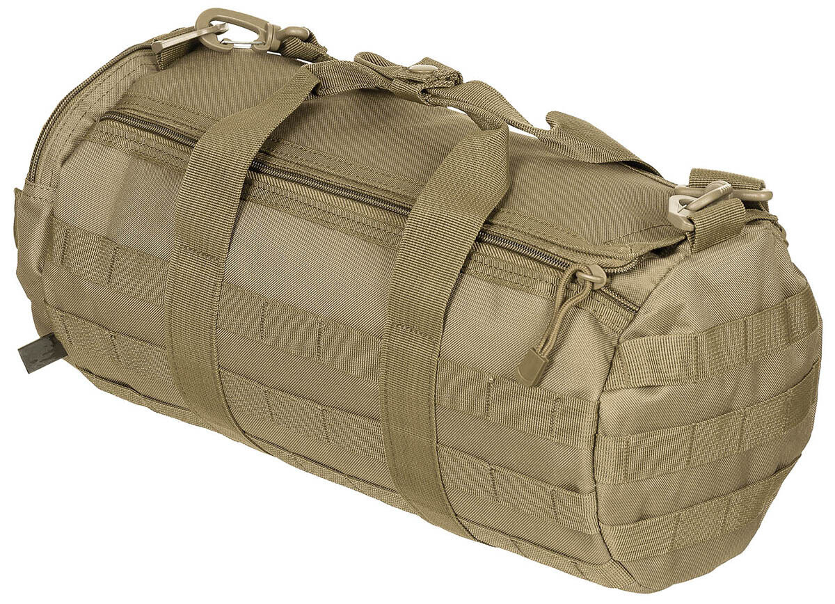 Round MOLLE Operation Bag Coyote Tan Detachable Adjustable Strap Versatile