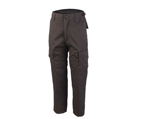US Army BDU Style Outdoor Camping Hiking Hunting Trekking Kids Size Pants Black