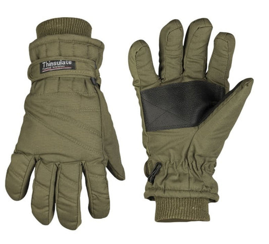 Gloves Thinsulate Black Warm Insulated Softshell  Outdoor Hunting Hiking OD