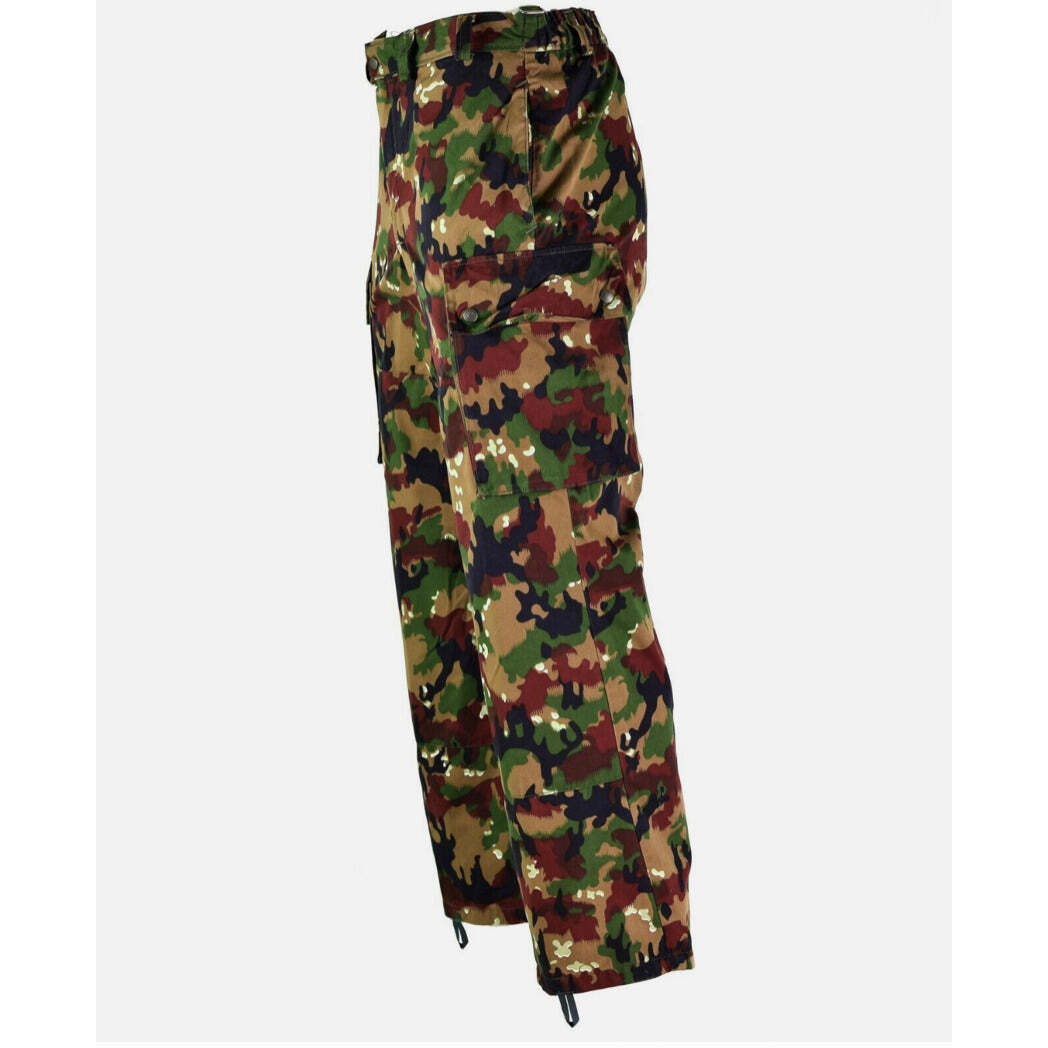 Genuine Swiss Army Field Trousers M83  Original Alpenflage Combat Camo Pants