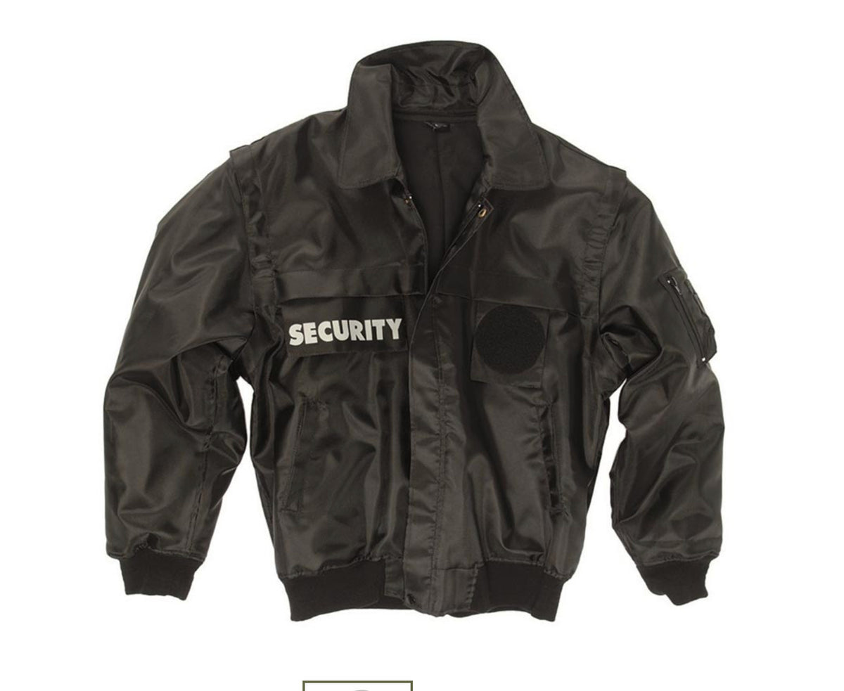 Mil-Tec Security Zip-off Blouson Black