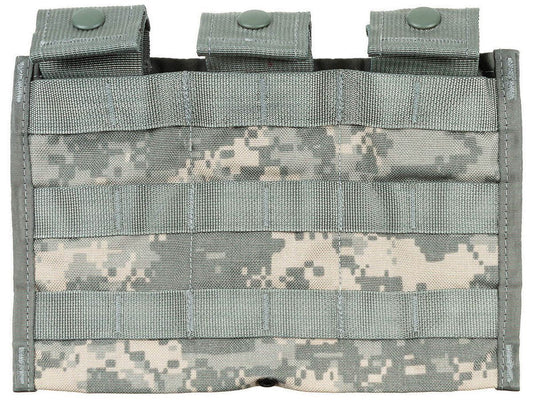 Original US Army Military Mag Pouch MOLLE Triple AT-Digital New
