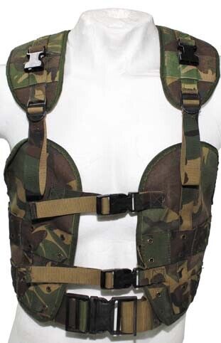 Original Dutch Army Military Vest Tactical NL Camo Tactical Load Bearing