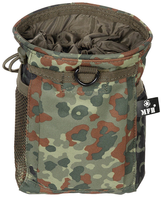 Military Army Gear Dump Pouch Outdoor Hunting Lightweight MOLLE BW Camo