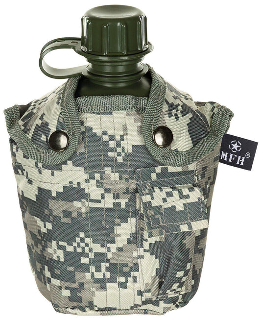 US Army Military Style Plastic Canteen 1L Cover  AT-Digital BPA Free