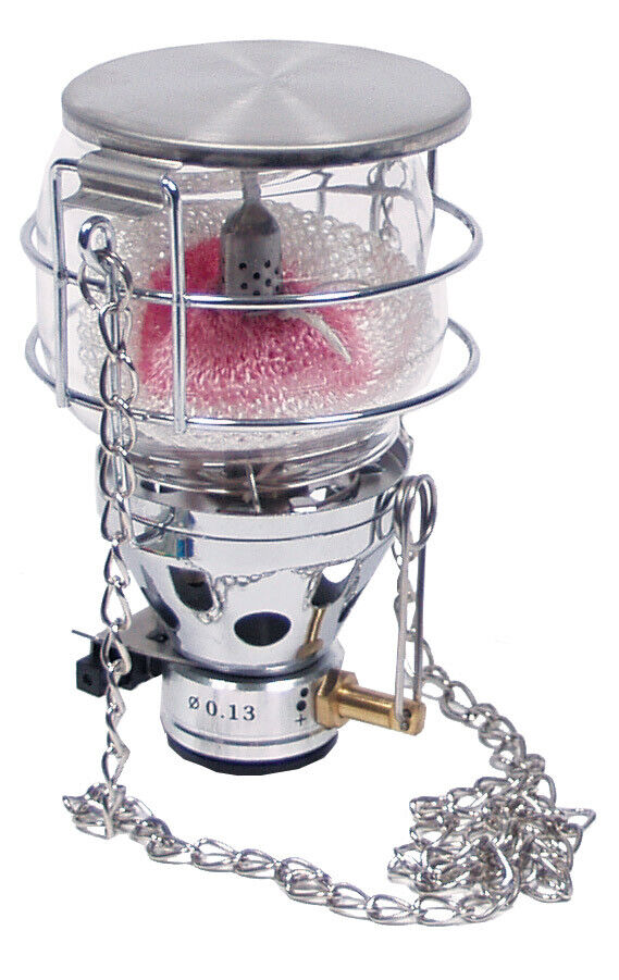 Gas Lamp with Piezo Ignition Stainless Steel Burner Foldable Controller